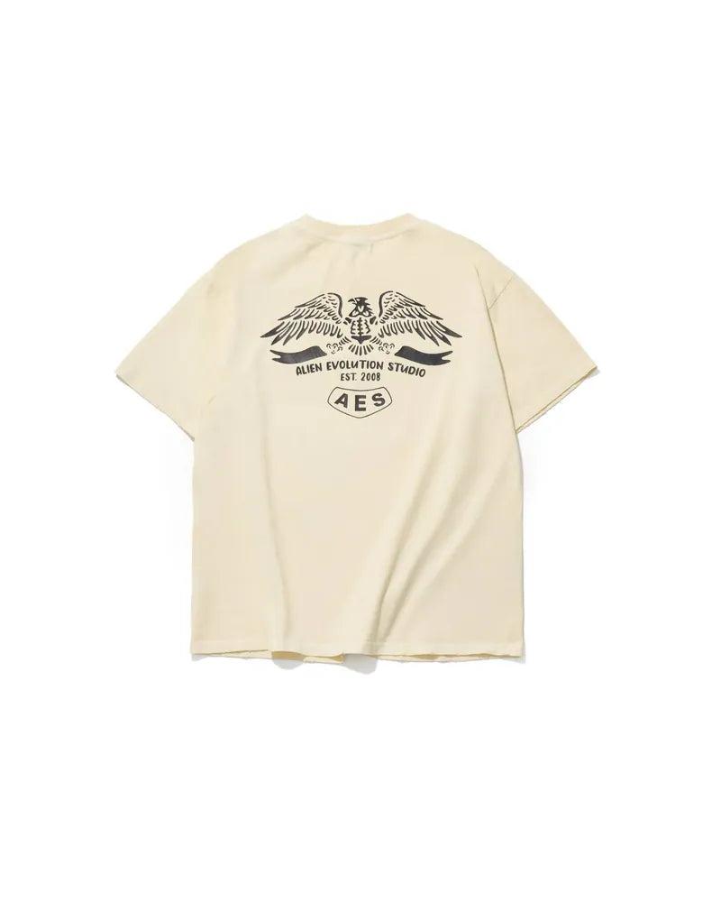 AES Skull Eagle Totem Vintage Washed Oversize Tee