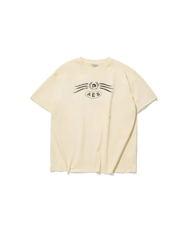 AES Skull Eagle Totem Vintage Washed Oversize Tee