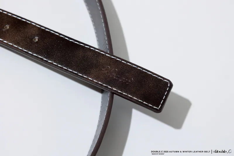 DoubleC 25AW Leather Belt