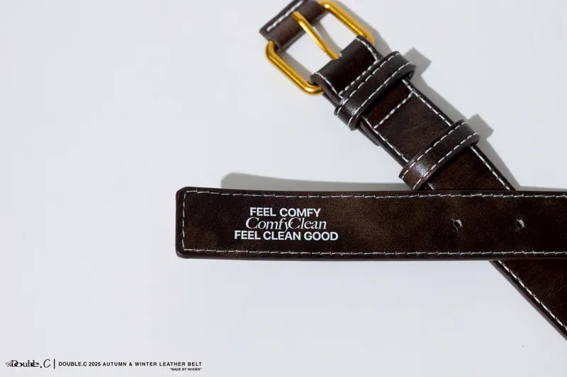 DoubleC 25AW Leather Belt