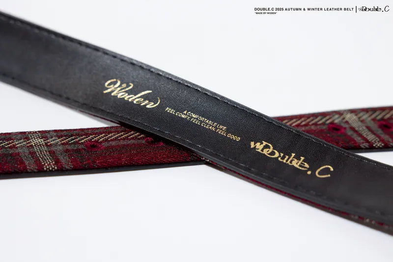 DoubleC 25AW Leather Belt