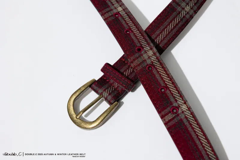 DoubleC 25AW Leather Belt