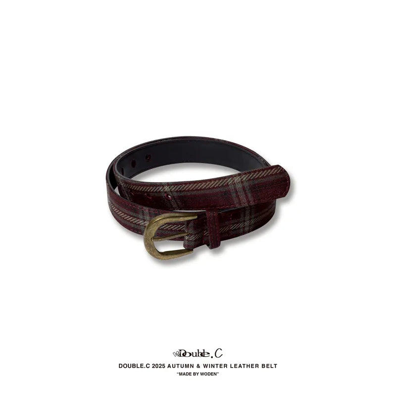 DoubleC 25AW Leather Belt