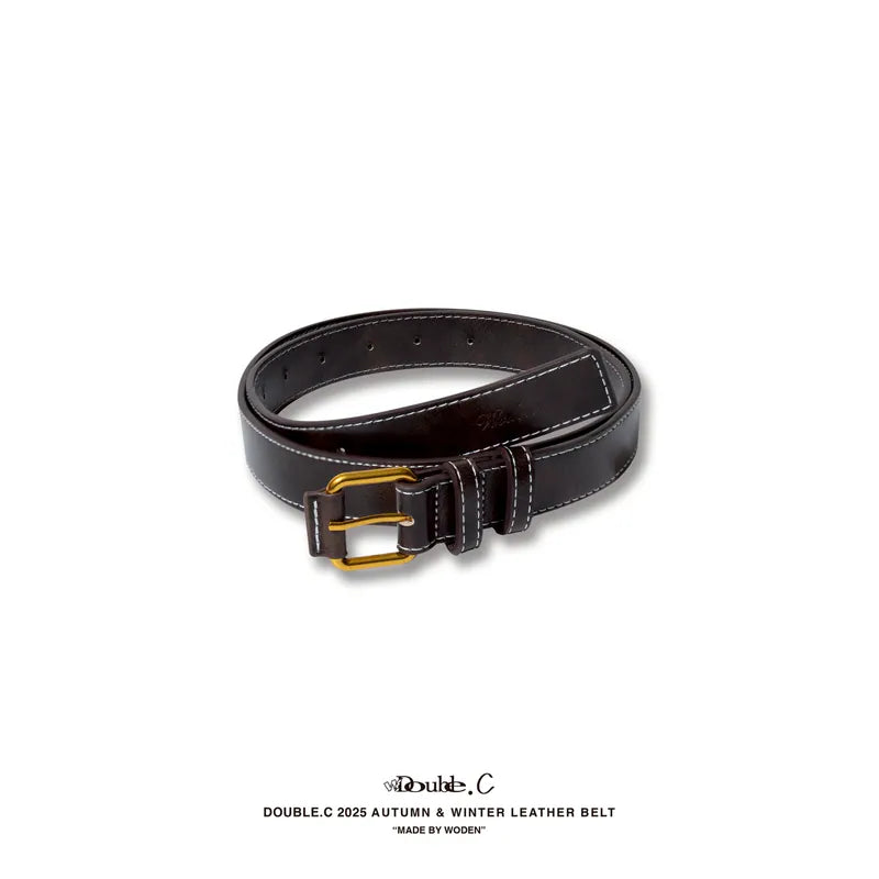 DoubleC 25AW Leather Belt