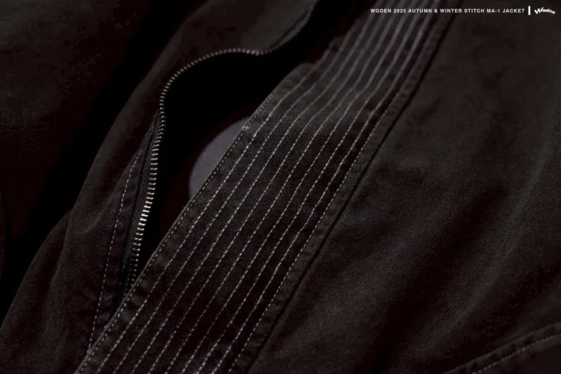 WODEN 2025 Autumn & Winter 020 Stitch MA-1 Jacket