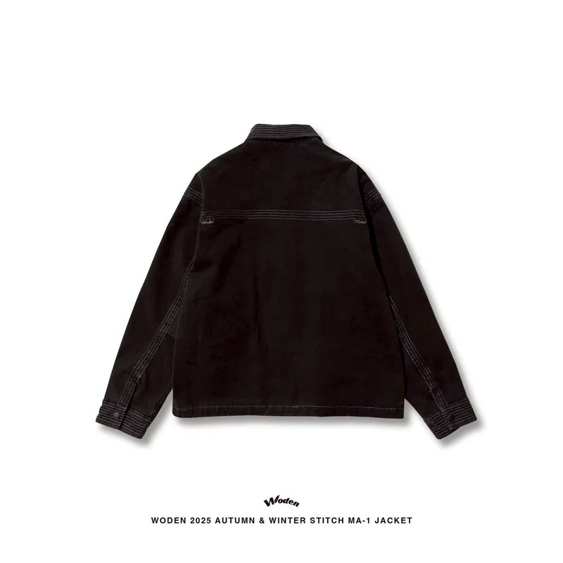WODEN 2025 Autumn & Winter 020 Stitch MA-1 Jacket