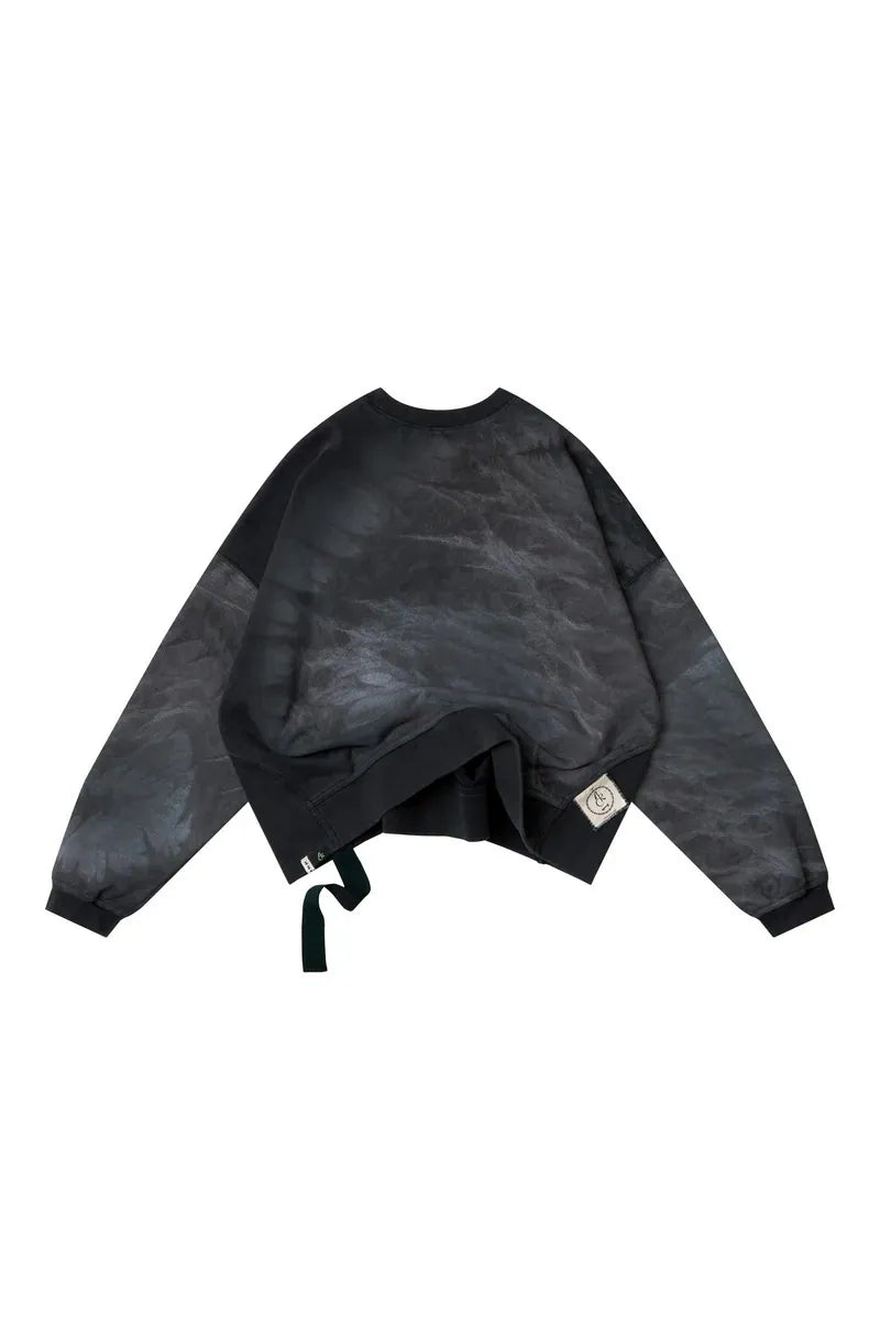 ARC THORN WASHED LOGO CREWNECK