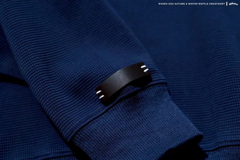 WODEN 2025 Autumn & Winter 021 Waffle Sweatshirt