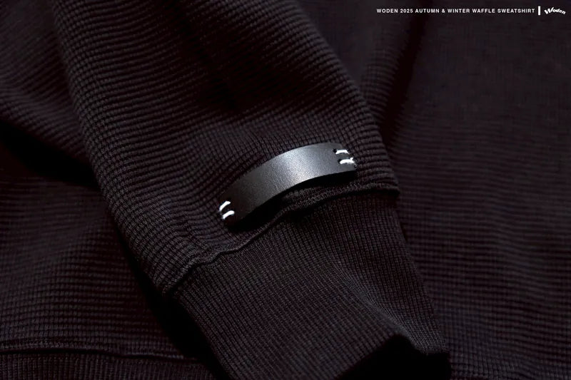 WODEN 2025 Autumn & Winter 021 Waffle Sweatshirt
