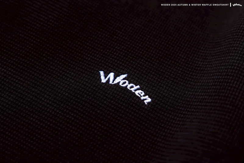 WODEN 2025 Autumn & Winter 021 Waffle Sweatshirt