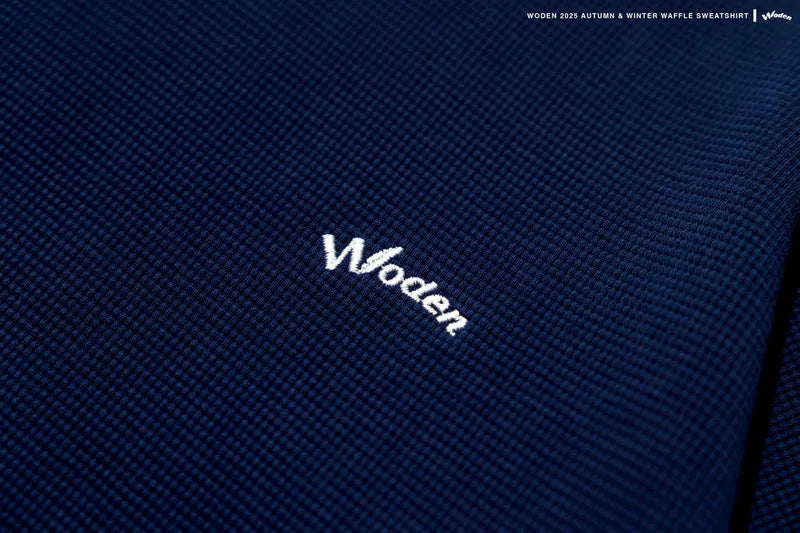 WODEN 2025 Autumn & Winter 021 Waffle Sweatshirt