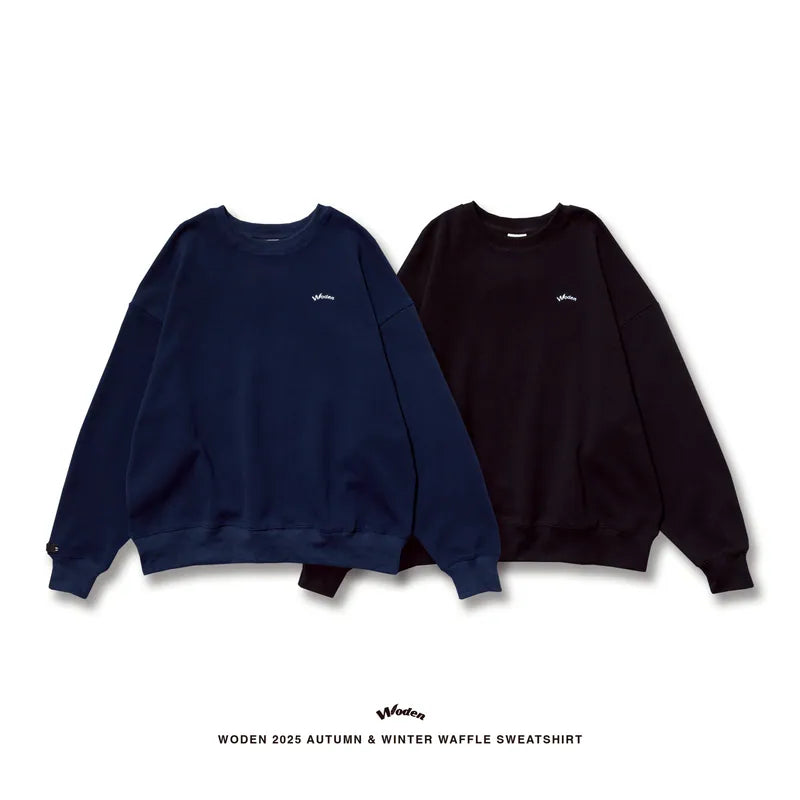 WODEN 2025 Autumn & Winter 021 Waffle Sweatshirt