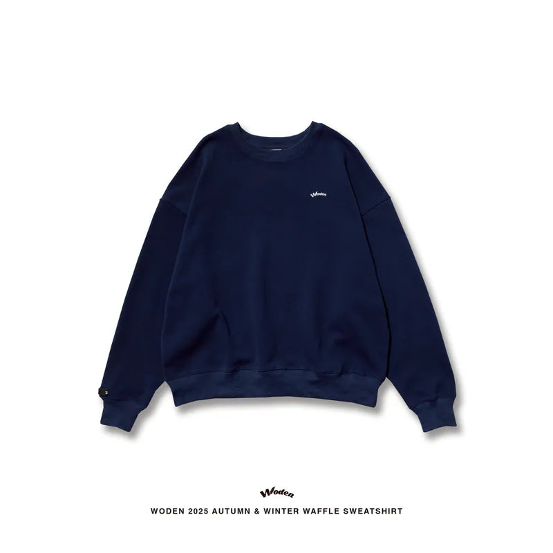 WODEN 2025 Autumn & Winter 021 Waffle Sweatshirt