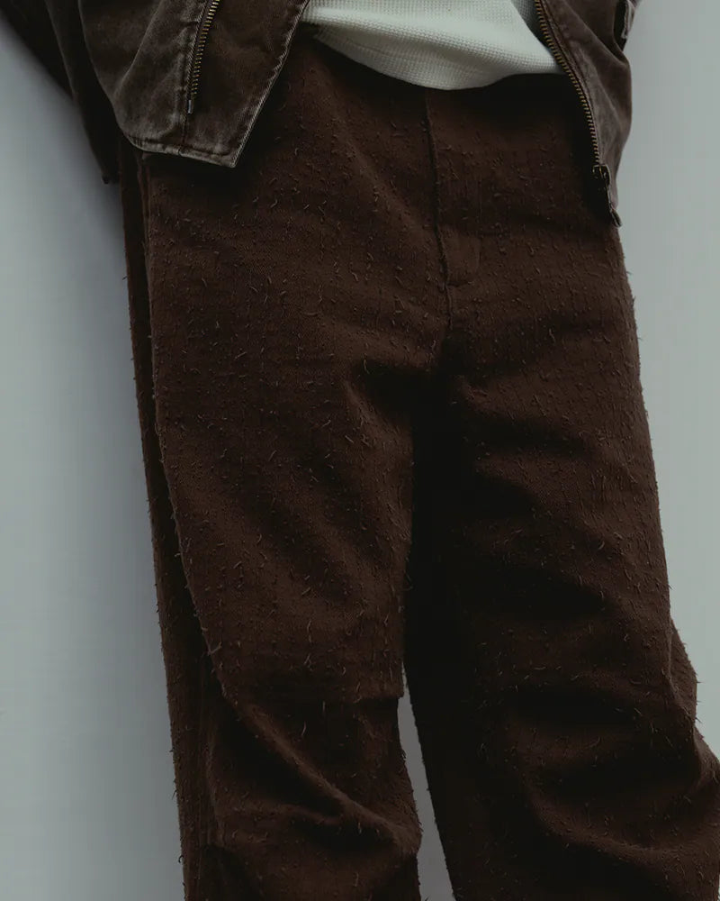 P.B.P - FRENCH WORK TROUSERS - BROWN