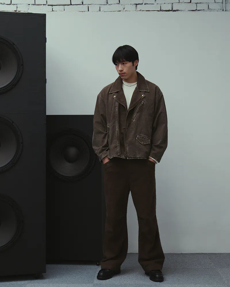 P.B.P - FRENCH WORK TROUSERS - BROWN