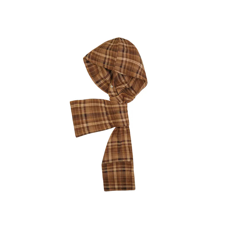 WODEN x SATIVASTUDIO WSF-01 “Vintageism” Hooded Scarf with Pocket