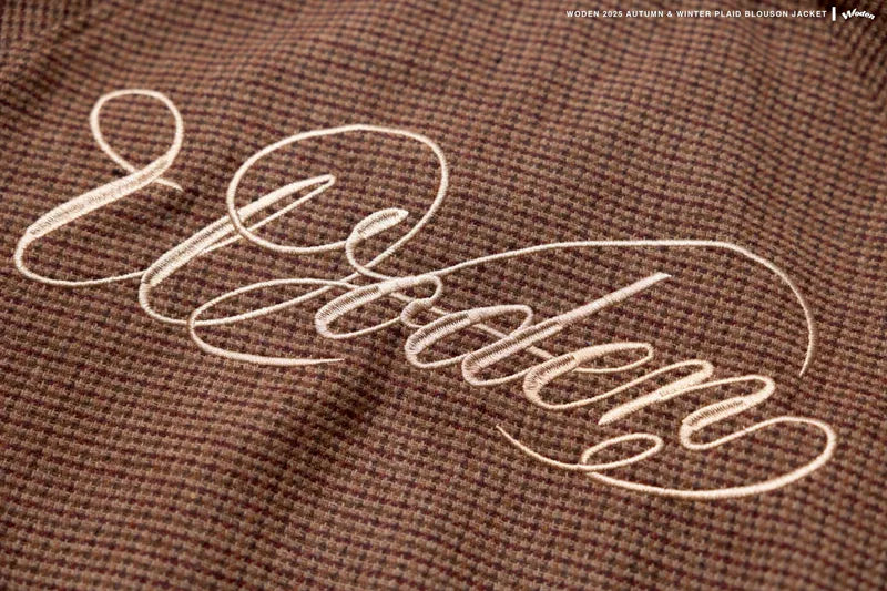WODEN 2025 Autumn & Winter 022 Plaid Blouson Jacket