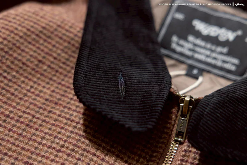 WODEN 2025 Autumn & Winter 022 Plaid Blouson Jacket