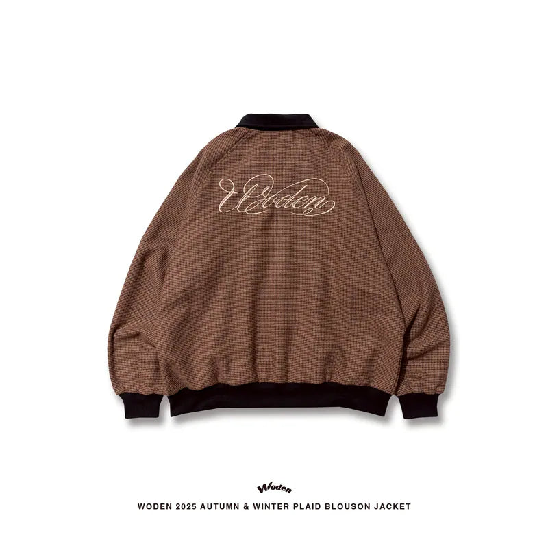 WODEN 2025 Autumn & Winter 022 Plaid Blouson Jacket