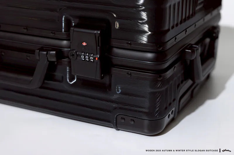WODEN 2025 Autumn & Winter 024 Style Slogan Suitcase