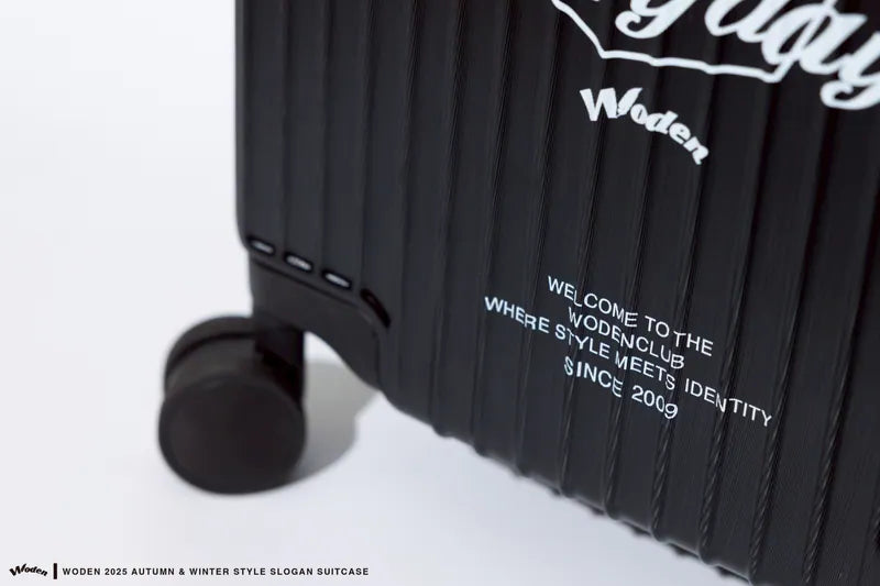 WODEN 2025 Autumn & Winter 024 Style Slogan Suitcase