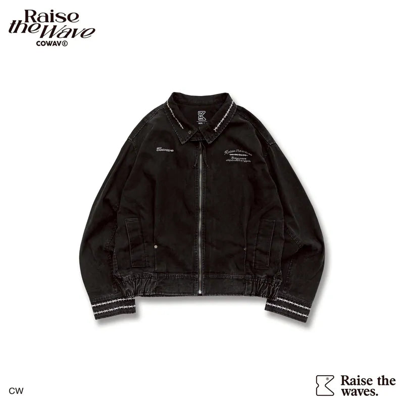 COWAVE 2025 Fall & Winter Wash Thorns Jacket
