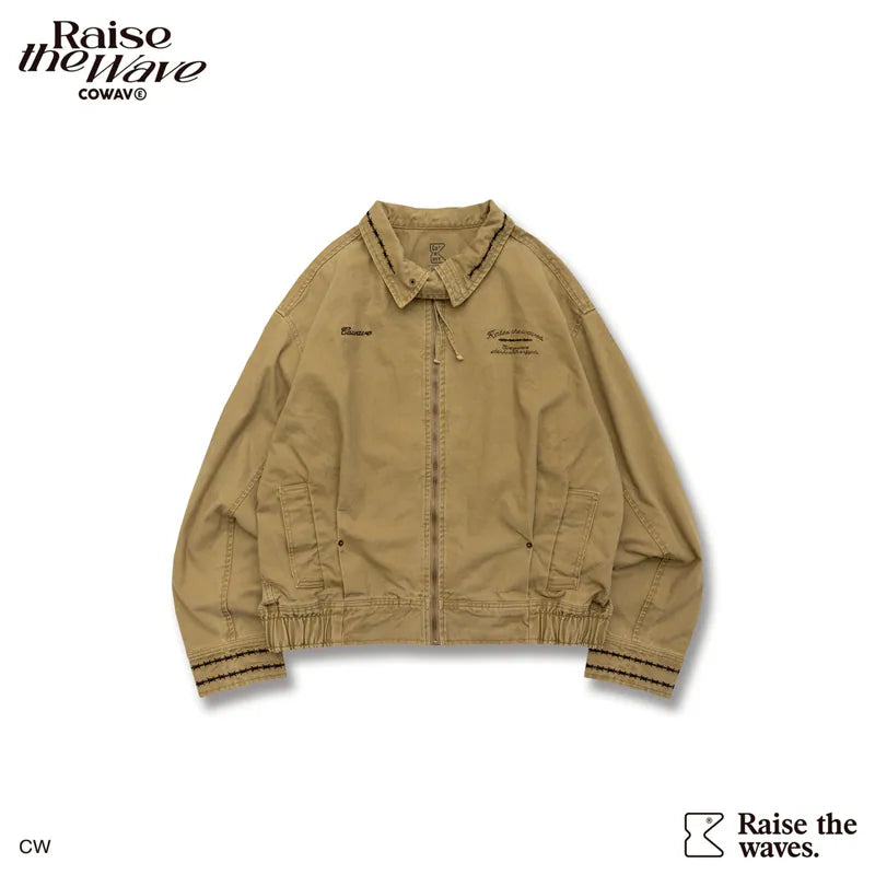 COWAVE 2025 Fall & Winter Wash Thorns Jacket