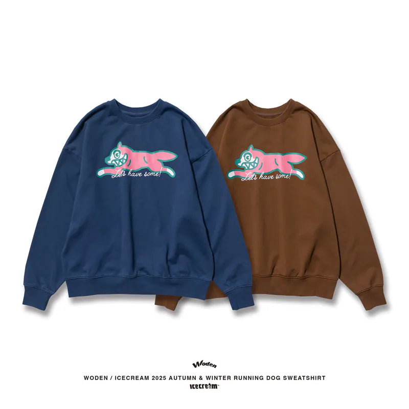 WODEN / ICECREAM 25AW 027 Running Dog Sweatshirt