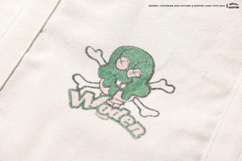 WODEN / ICECREAM 25AW 031 LOGO Tote Bag