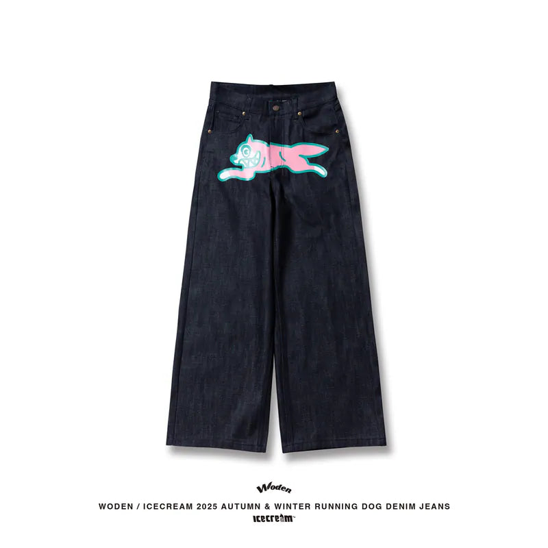 WODEN / ICECREAM 25AW 029 Running Dog Denim Jeans