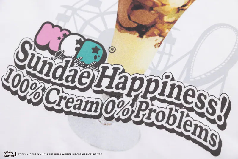 WODEN / ICECREAM 25AW 026 IceCream Picture Tee