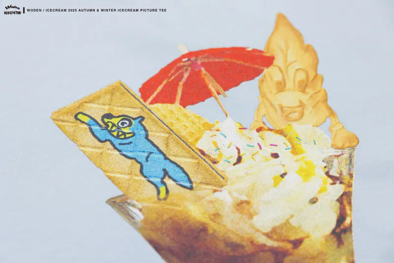 WODEN / ICECREAM 25AW 026 IceCream Picture Tee