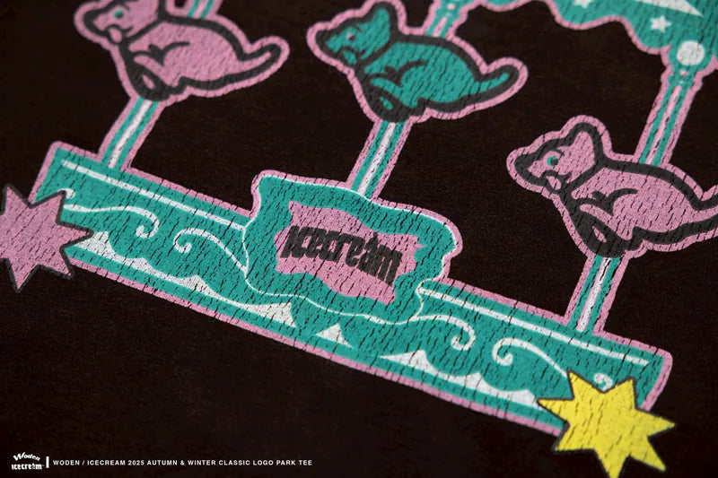 WODEN / ICECREAM 25AW 025 Classic LOGO Park Tee