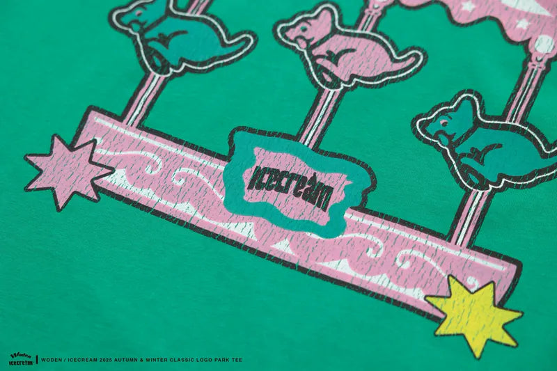 WODEN / ICECREAM 25AW 025 Classic LOGO Park Tee