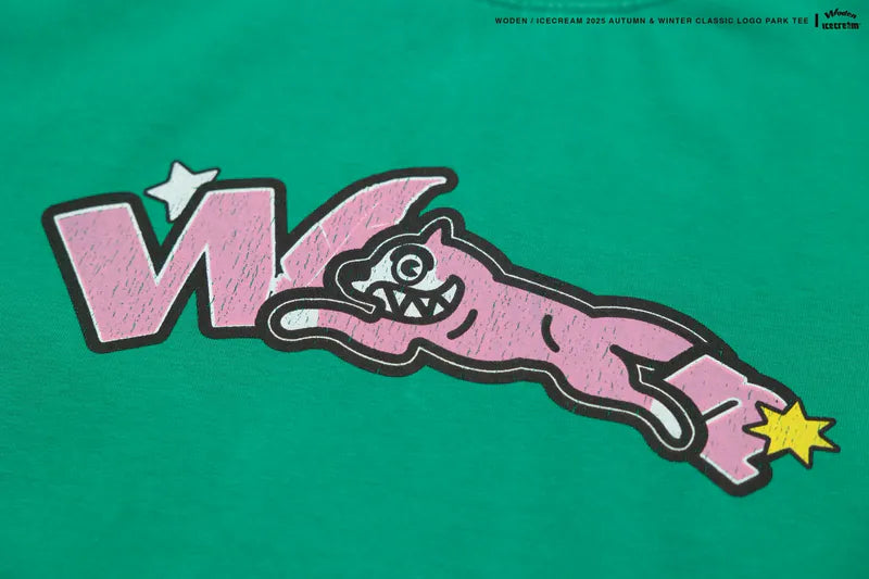 WODEN / ICECREAM 25AW 025 Classic LOGO Park Tee