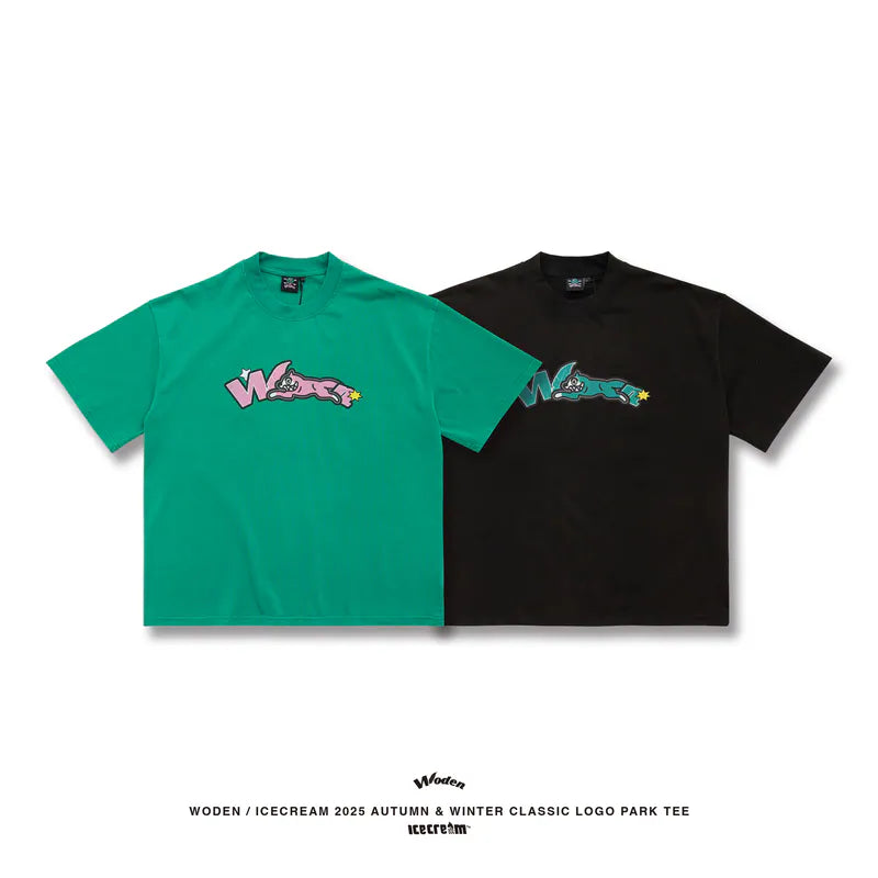 WODEN / ICECREAM 25AW 025 Classic LOGO Park Tee