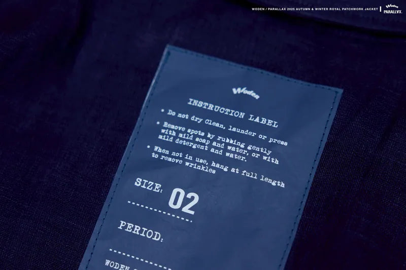 WODEN / PARALLAX 2025 Autumn & Winter Royal Patchwork Jacket