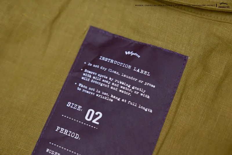 WODEN / PARALLAX 2025 Autumn & Winter Royal Patchwork Jacket