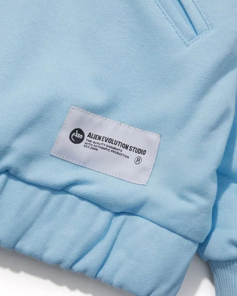 AES Patch Fleece Lined Zip Up Hoodie