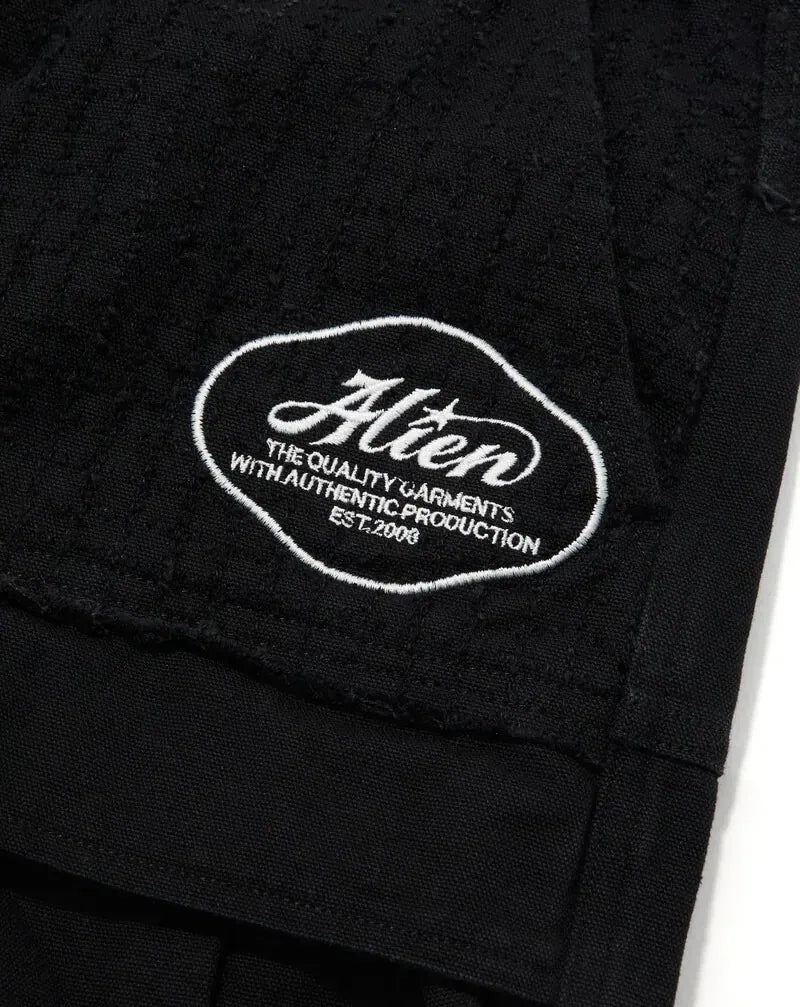 AES Washed Wide-Leg Cropped Pants