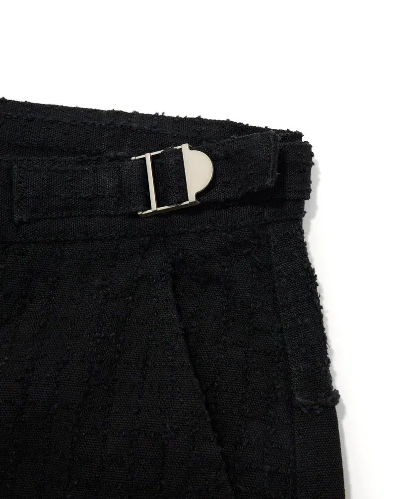 AES Washed Wide-Leg Cropped Pants