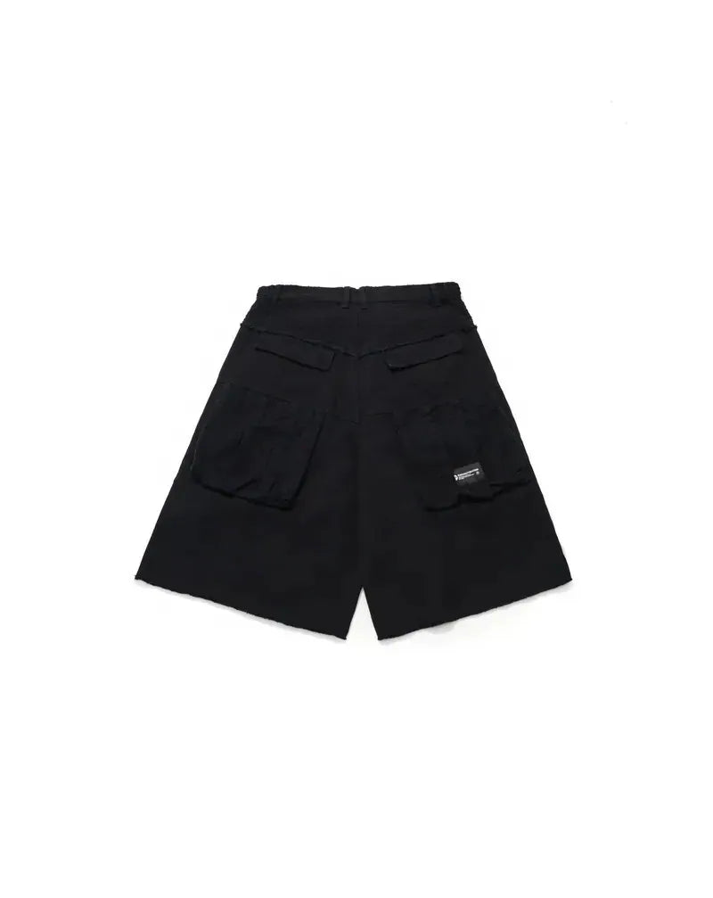 AES Washed Wide-Leg Cropped Pants