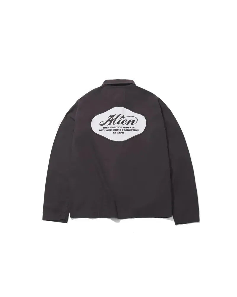 AES Alien Star Applique Washed Polo Shirt