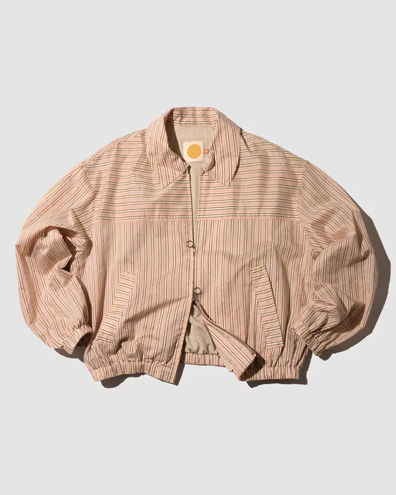 YANGI Pinstripe Blouson Jacket