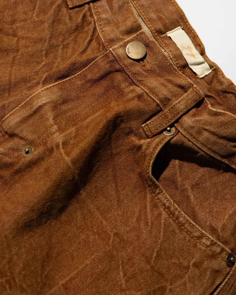 YANGI 5-Pocket Wild Leg Jeans