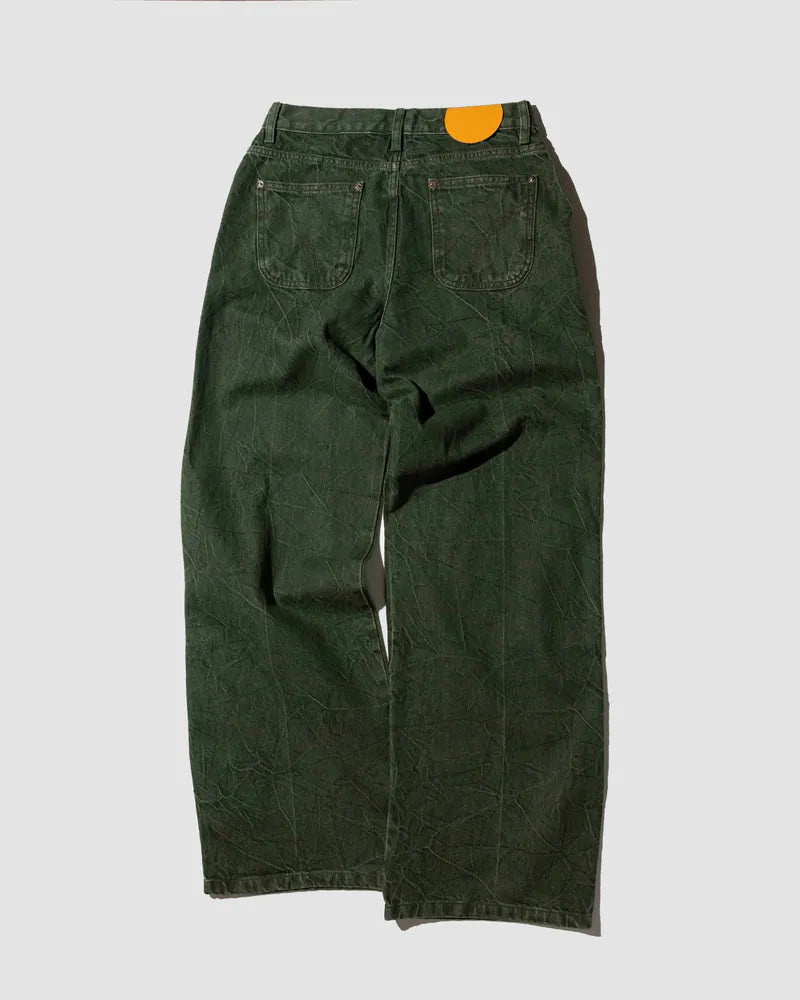 YANGI 5-Pocket Wild Leg Jeans