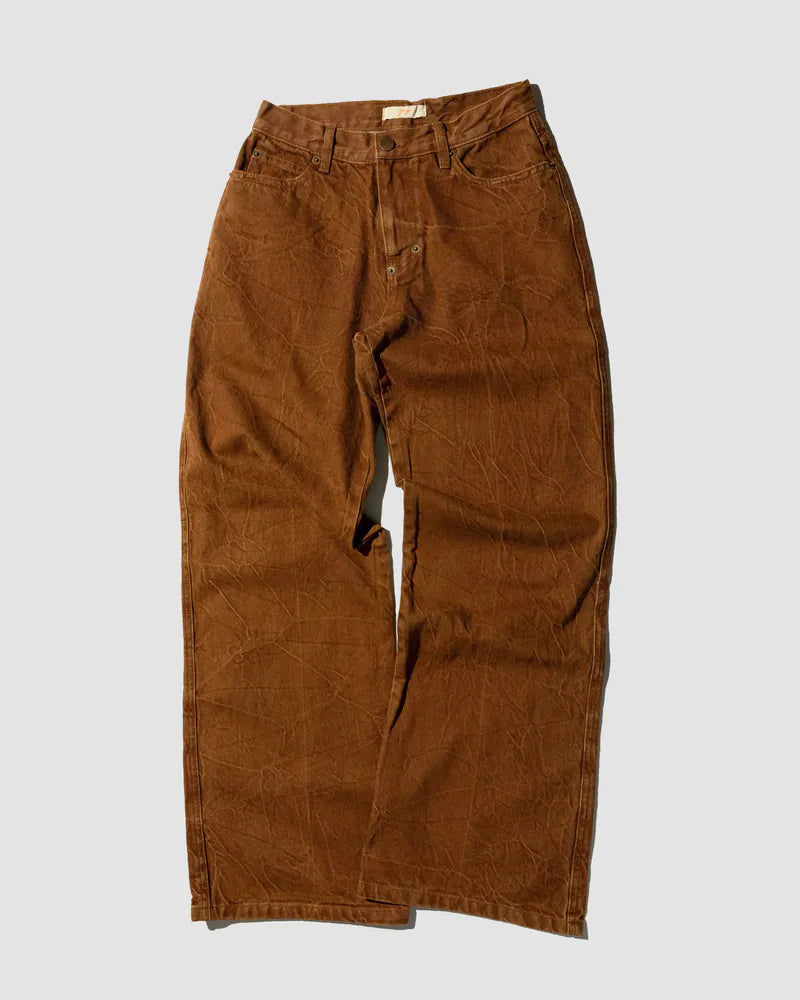 YANGI 5-Pocket Wild Leg Jeans