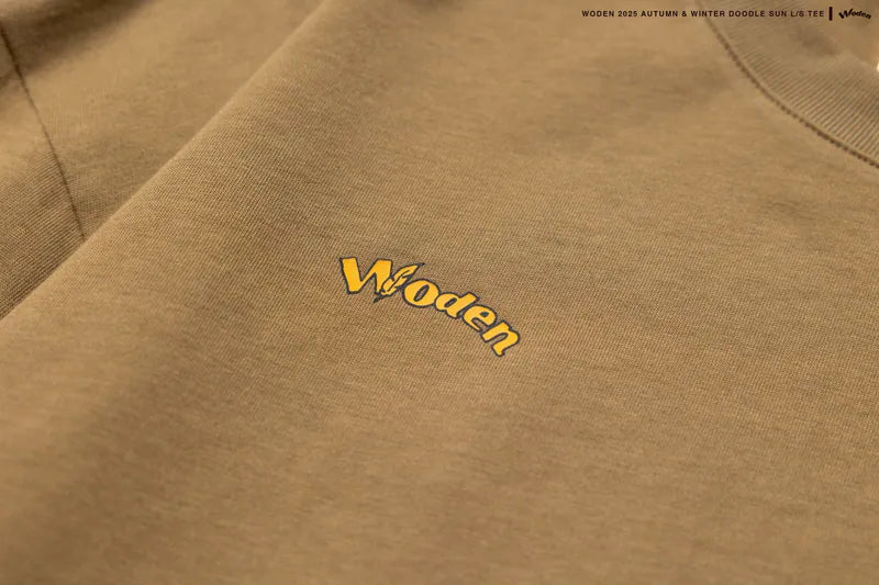 WODEN 2025 Autumn & Winter 034 Doodle Sun L/S Tee