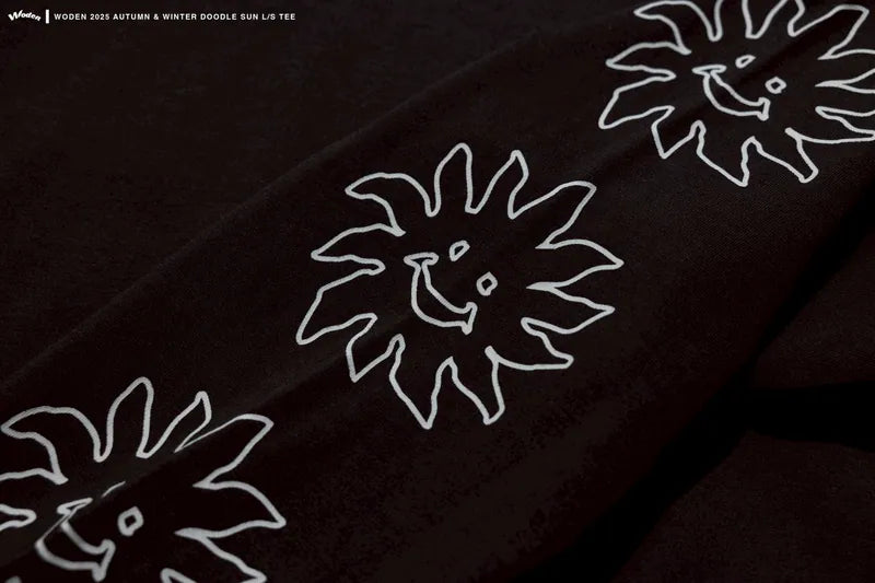 WODEN 2025 Autumn & Winter 034 Doodle Sun L/S Tee