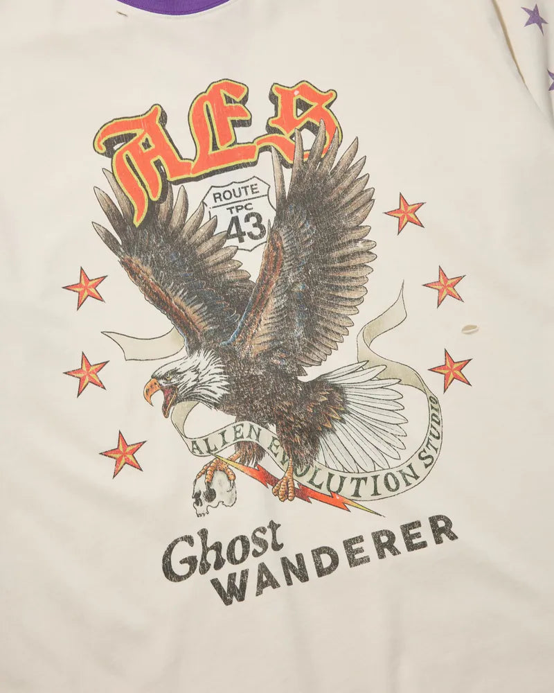 AES Half-Sleeve Bald Eagle Vintage Oversize Tee